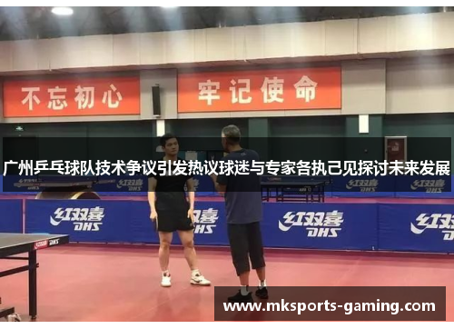 广州乒乓球队技术争议引发热议球迷与专家各执己见探讨未来发展